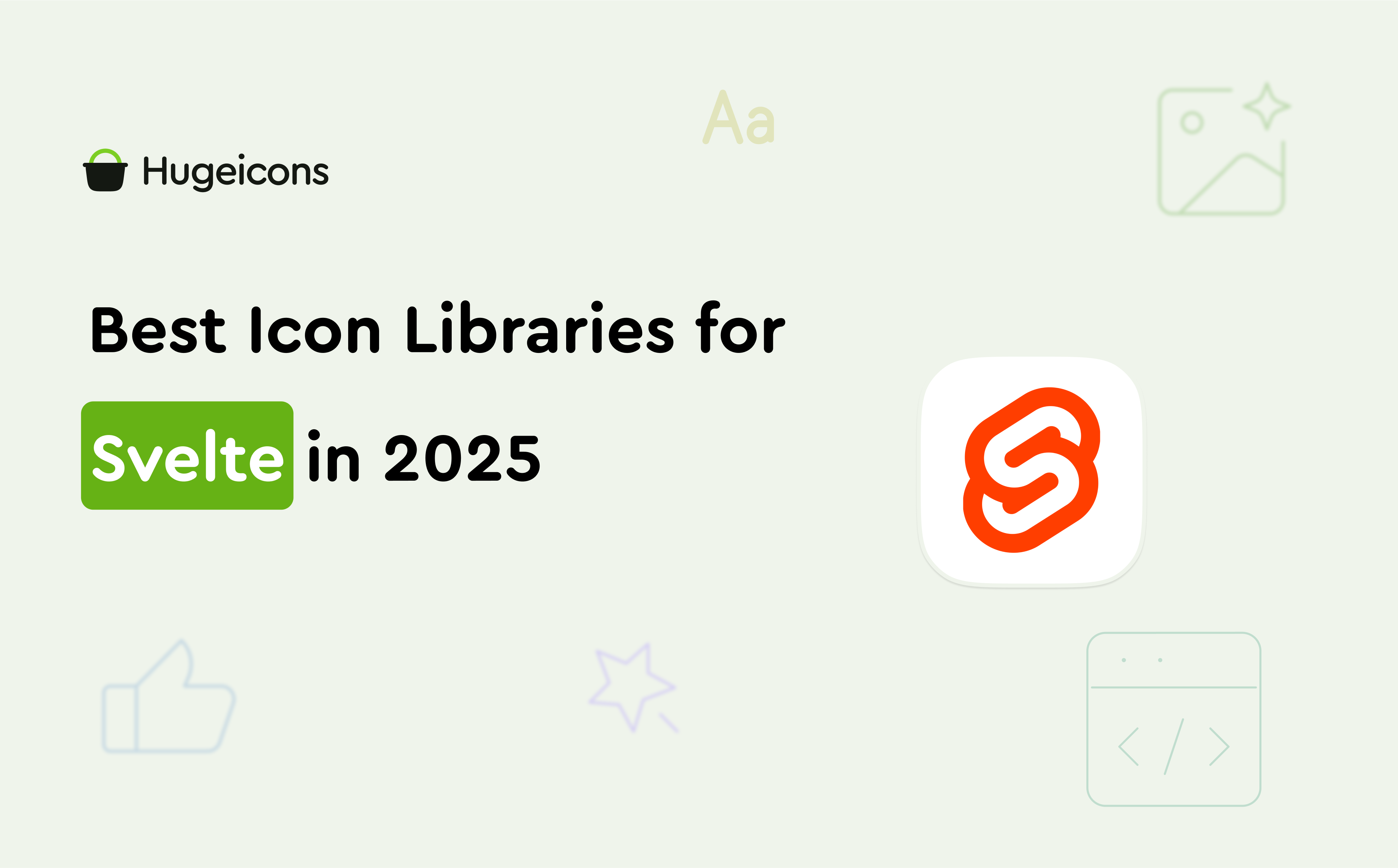 Best Svelte Icon Libraries You Can Get Your Hands On Today